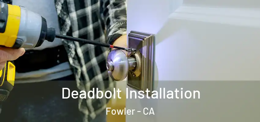  Deadbolt Installation Fowler - CA