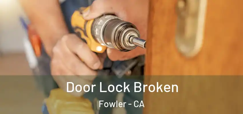 Door Lock Broken Fowler - CA