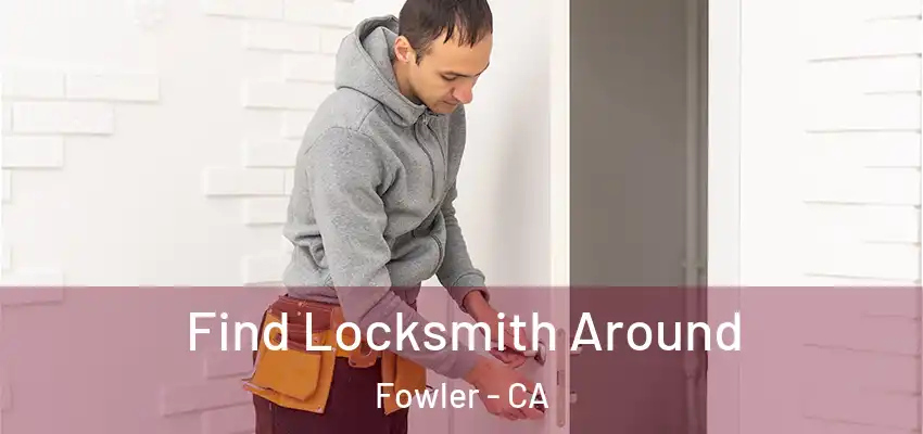  Find Locksmith Around Fowler - CA